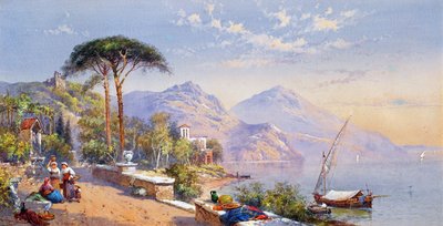 Bij Napels, 1883 door Thomas Charles Leeson Rowbotham